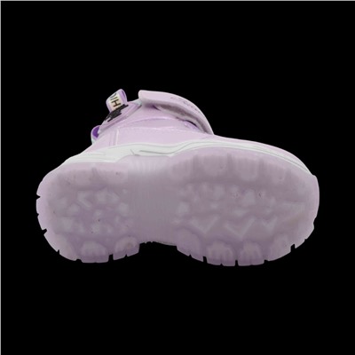 Ботинки на меху С7718-15 фиолетовые