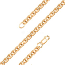 Цепь из золочёного серебра - Бисмарк 045 925 пробы БГП 45