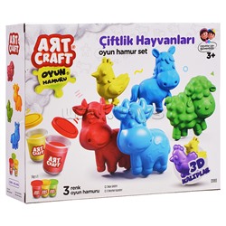 Набор для лепки "Домашние животные" тесто 3х56г