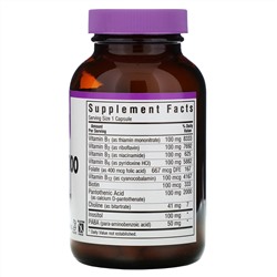 Bluebonnet Nutrition, B-Complex 100, витамины группы B, 100 вегетарианских капсул