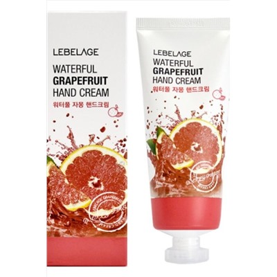 Lebelage Крем для рук с экстрактом грейпфрута / Waterful Grapefruit Hand Cream, 100 мл KRISTALLER, 1114383