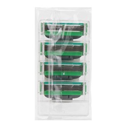 Сменные кассеты Gillette Mach3 зеленые, 8 шт