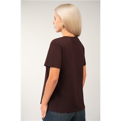 Женская базовая хлопковая футболка Happyfox