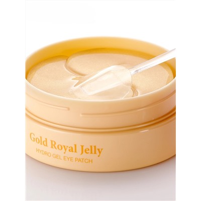 KOELF - ПАТЧИ ГИДРОГЕЛЕВЫЕ ДЛЯ ГЛАЗ С ЗОЛОТОМ И МАТОЧНЫМ МОЛОЧКОМ GOLD & ROYAL JELLY EYE PATCH, 60 ШТ.