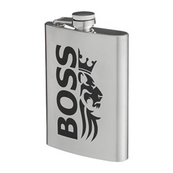 Фляжка BOSS, нержавеющая сталь, 240 мл, 8 oz