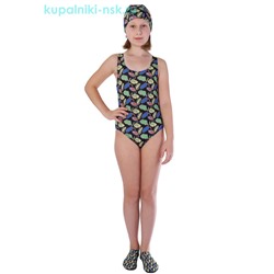 1017 Купальник сплошной для девочки (3-12 лет)