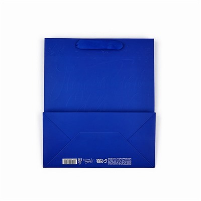 Пакет подарочный новогодний ламинированный «С Новым годом!», ML 23×27×11.5 см