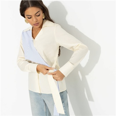 Рубашка из хлопка, Модная цель (желтая)