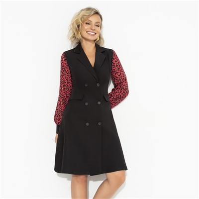 Платье на пуговицах, Чао, Белла (леопард)