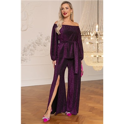 Костюм праздничный Бланш (темная орхидея) К14495-4М