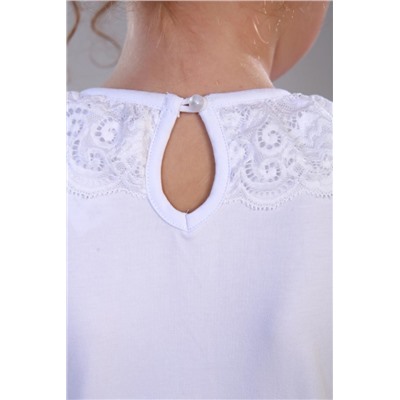 Блузка для девочки Вероника 13141 (Белый)