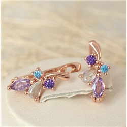 Серьги позолота H01-15236