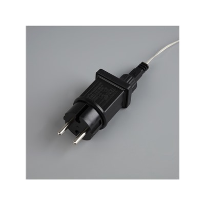 Гирлянда «Нить» 50 м роса, IP44, зелёная нить, 500 LED, свечение мульти, 8 режимов, 31 В