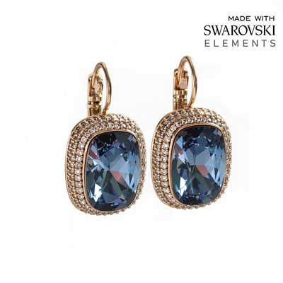 Серьги с кристаллами Swarovski