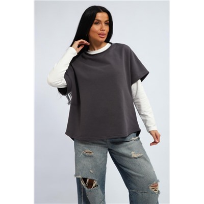 Жилет женский 348 (Серый)