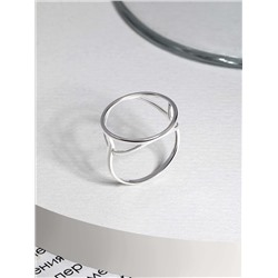 Кольцо из серебра родированное 925 пробы 04-401-0053