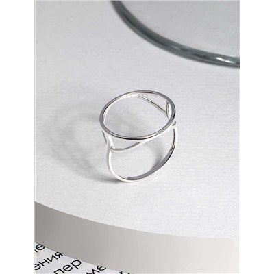 Кольцо из серебра родированное 925 пробы 04-401-0053