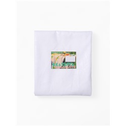 Скатерть DomoVita белая жаккард, рисунок МИКС (80% полиэстер, 20% хлопок) микрофибра 100×150