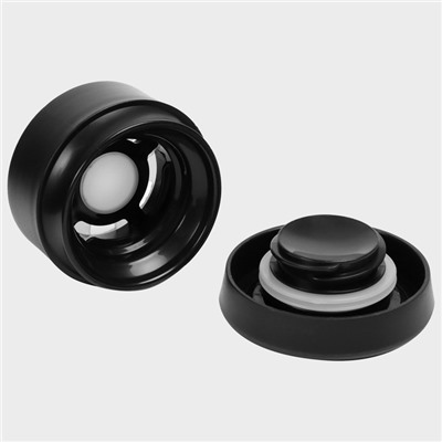 УЦЕНКА Термос с рисунком «Сила духа», 500 мл, чёрный