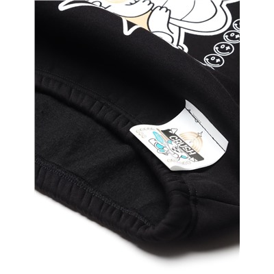 Толстовка (худи) детская MINAKU: CRUSH, чёрная, рост 122 см