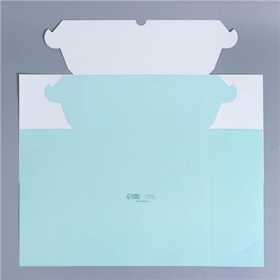 Коробка складная на 9 капкейков с окном «Счастливого Нового года», 25×25×10 см