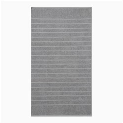 Полотенце для ног LoveLife Lines, 50×90 см, хлопок 100%, серое