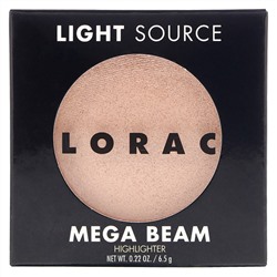 Lorac, Light Source, хайлайтер Mega Beam, оттенок «Золотая лилия», 6,5 г
