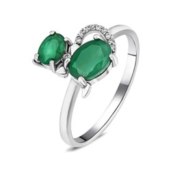 Кольцо, изумруд берилл, SL-RIC112