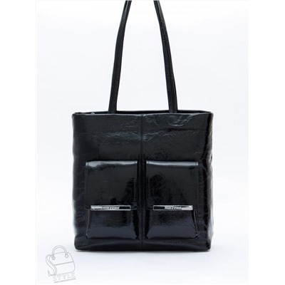 Сумка женская кожаная 0929CY black Polina&Eiterou