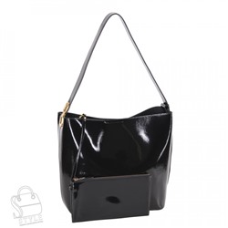 Сумка женская кожаная 1266EC black Euro-Col
