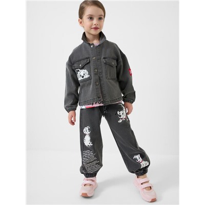 Куртка текстильная джинсовая для девочек