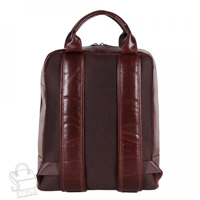 Рюкзак мужской кожаный 7320G brown Fuzhiniao