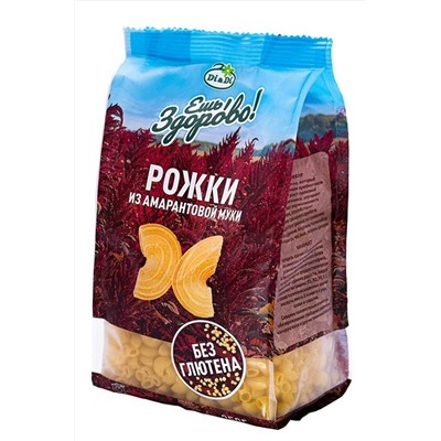 Макароны из амарантовой муки, кукурузные "Рожки" б/глютена 250г ЭКОПРОДУКТЫ, 1183448
