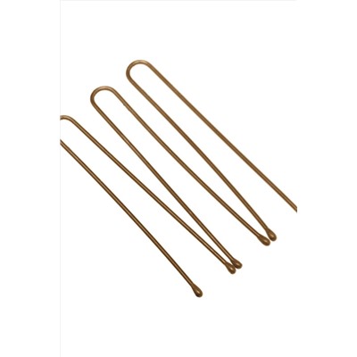 Dewal Шпильки для волос прямые SLT45P-3/60, 45 мм, коричневый, 60 шт. KRISTALLER, 1122379