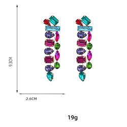 Серьги длинные на гвоздиках арт. 13 1646 (id 267291)