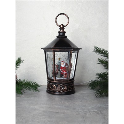 Светильник настольный новогодний 12х11х26 см / NG206-9 /уп 12/ музыкальный