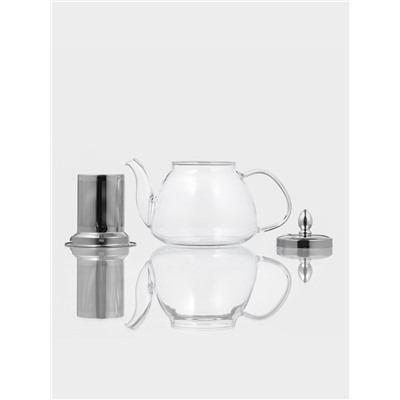 Заварочный чайник Magistro «Жак», 700 мл, металлическое сито, стекло, прозрачный
