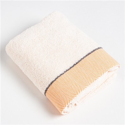 Полотенце махровое LoveLife «Бриз» 30×50 см, оранжевый, 100% хлопок, 500 г/м²