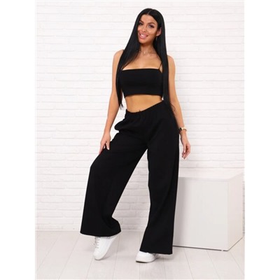 Брюки палаццо на резинке, Арт. 812