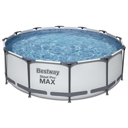 УЦЕНКА Бассейн каркасный Bestway Steel Pro Мах, 366×100 см, фильтр-насос, 56260