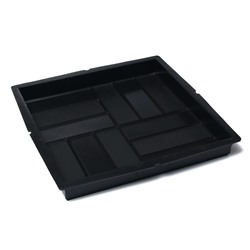 Форма для тротуарной плитки, 50×50×5.6 см, Ф3008-М, «Плита. 12 камней», 1 шт.