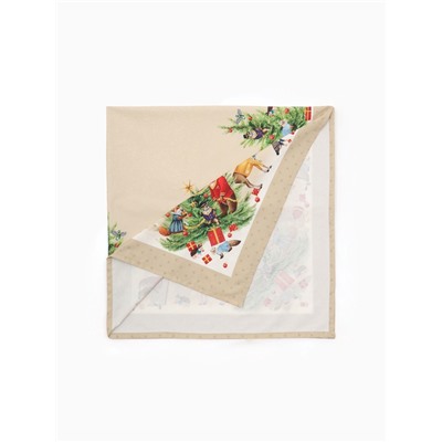 Скатерть новогодняя «Этель» Noble Christmas, 150×220 ±3 см с ГМВО, 100% хлопок, саржа 190 г/м²