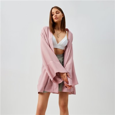 Платье женское пляжное MINAKU: Summer time цвет розовый, размер 42-44