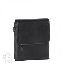 Сумка мужская кожаная 004-3QH black Heanbag