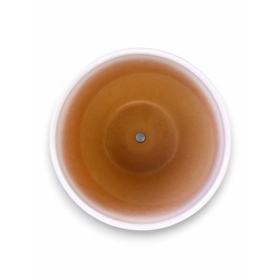 Горшок для цветов «Белый», керамика, с поддоном, набор 4 шт.: 400 мл, 1 л, 2.5 л, 5 л