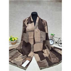 Мягкий двухсторонний палантин из кашемира мультицвет