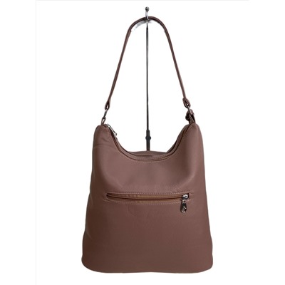 Женская сумка из искусственной кожи, цвет бежево-розовый