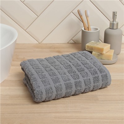 Полотенце для ног LoveLife Chique, 50×90 см, хлопок 100%, серое