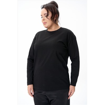 Лонгслив (черный)