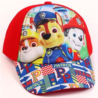 Кепка детская для мальчика, размер 52-54, Щенячий патруль